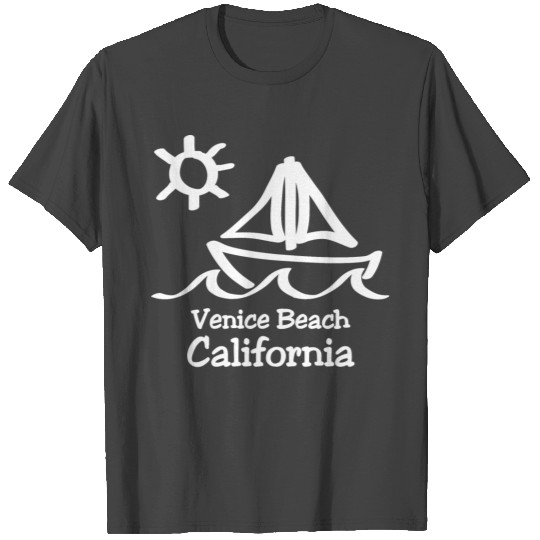 Venice Beach California Sailboat Souvenirs Gifts T Shirts