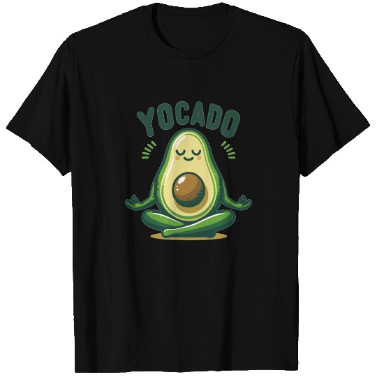 Yocado Peaceful Avocado T Shirts