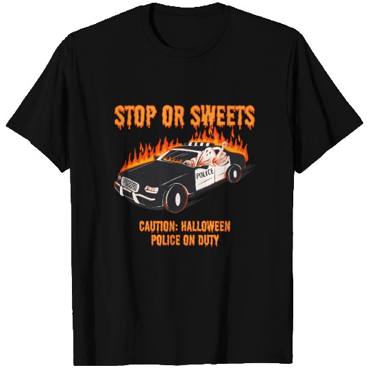 Car ghost spooky halloween sweets gift ideas T Shirts