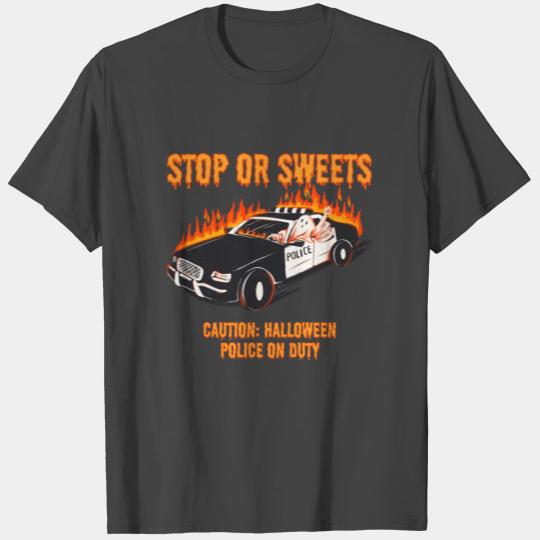 Car ghost spooky halloween sweets gift ideas T Shirts