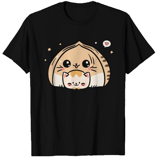 Dumpling Cat With Kitten T Shirts