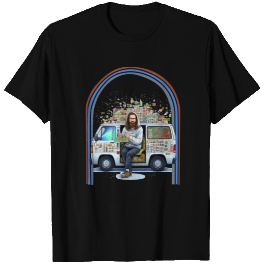 Programmer Hippie Van Retro T Shirts