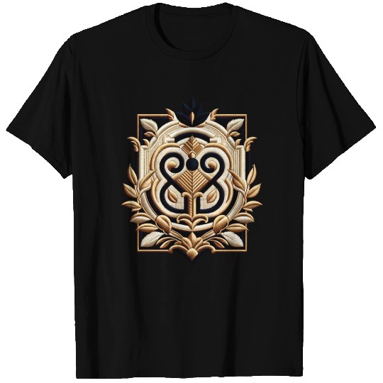 Heritage Laurel Embroidered Emblem T Shirts