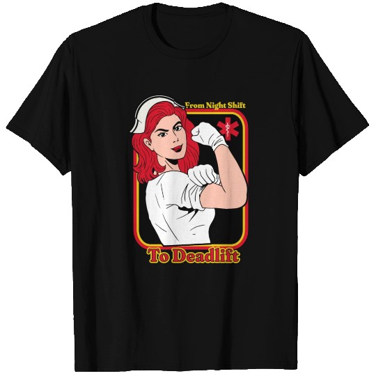 From Nightshift to Deadlift, Nurse, Lifestyle Nurs T Shirts