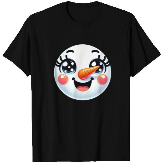 Smiling Vegetable Face Cute Classic Vegetarian T Shirts