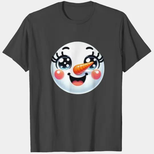 Smiling Vegetable Face Cute Classic Vegetarian T Shirts