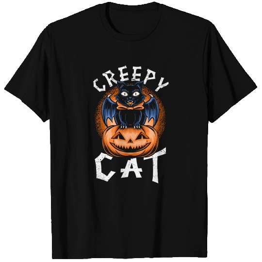 Creepy Cat T Shirts