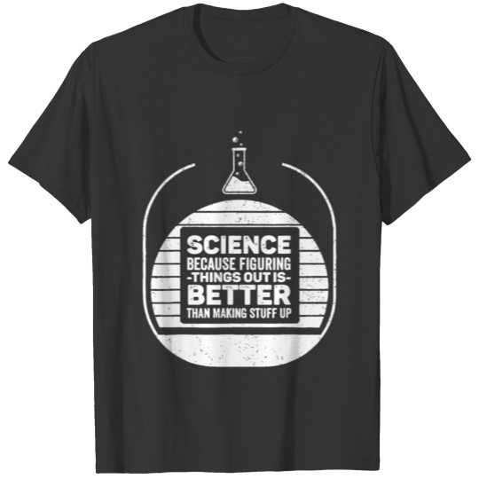 Vintage Retro Figuring Things Out Funny Science T Shirts