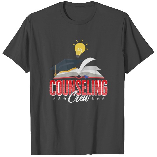 School Counselor T Shirts, Counseling Crew T Shirts,
