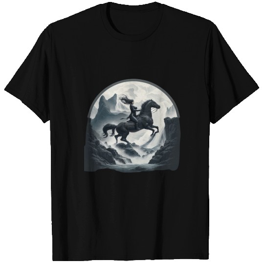 Frontier Hero Where Courage Meets the Wilderness T Shirts