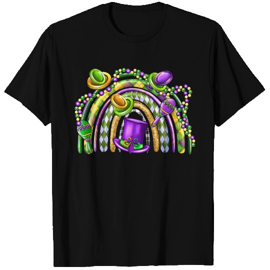 Mardi Gras Rainbow T Shirts