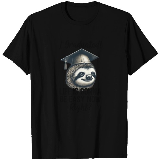 I Graduated Graduation Sloth Class Of 2024 T Shirts