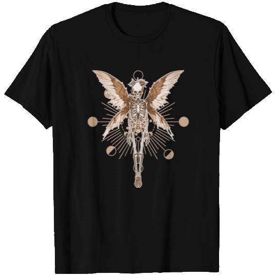 Skeleton Butterfly Fairycore Ethereal Gothic Aesth T Shirts
