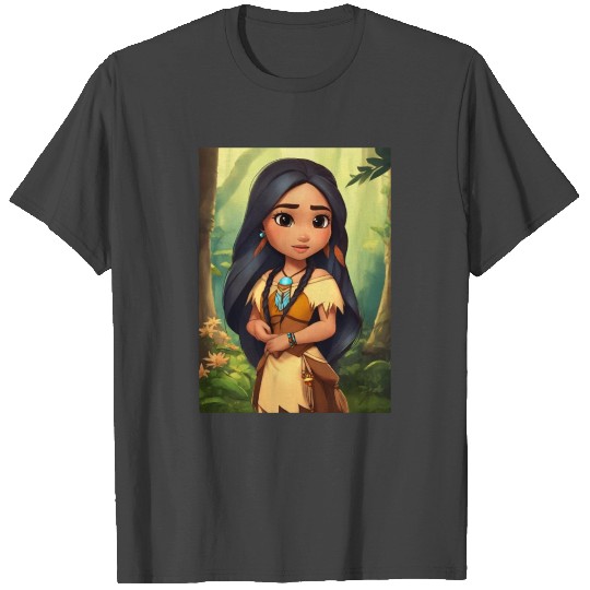 Disney Pocahontas in chibi style T Shirts
