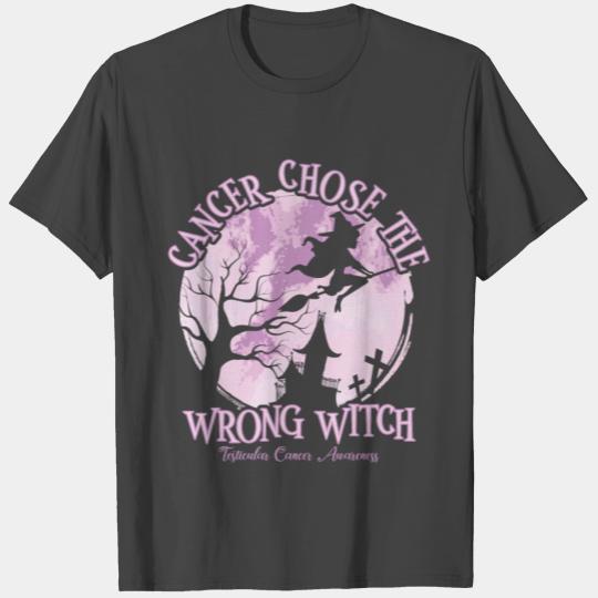 Cancer Witch Orchid Testicular Cancer T Shirts