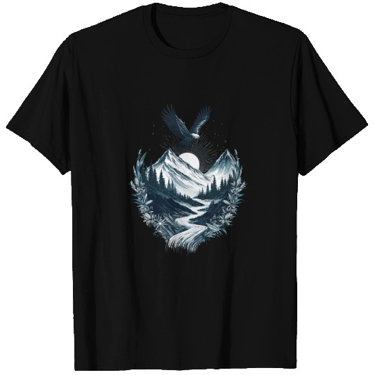 Mountain Silver Eagle T Shirts