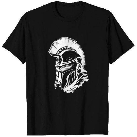 Spartan warrior Sparta head T Shirts