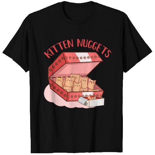 Funny Kittens as Chicken Nuggets, Cat Lover T Shirts
