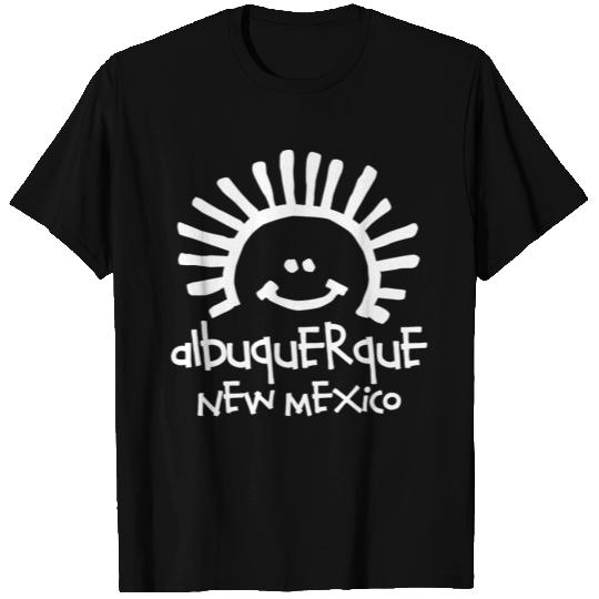 Albuquerque New Mexico Sun Sunshine Smiley Face T Shirts