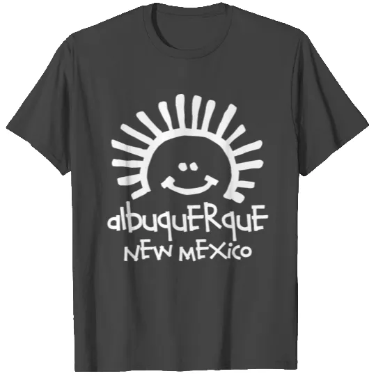 Albuquerque New Mexico Sun Sunshine Smiley Face T Shirts