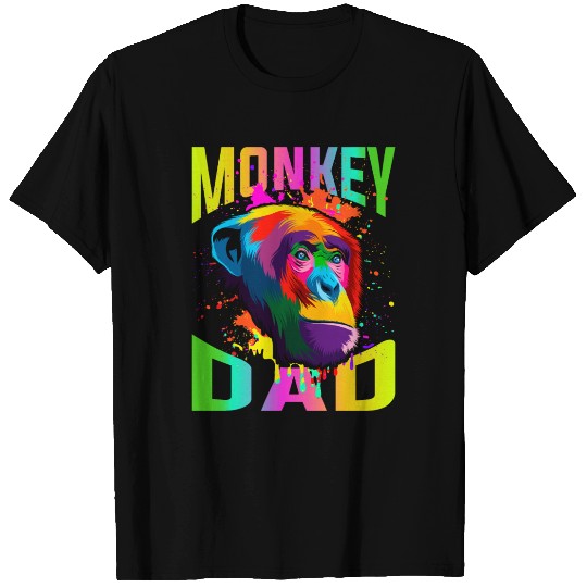 Monkey Dad T Shirts