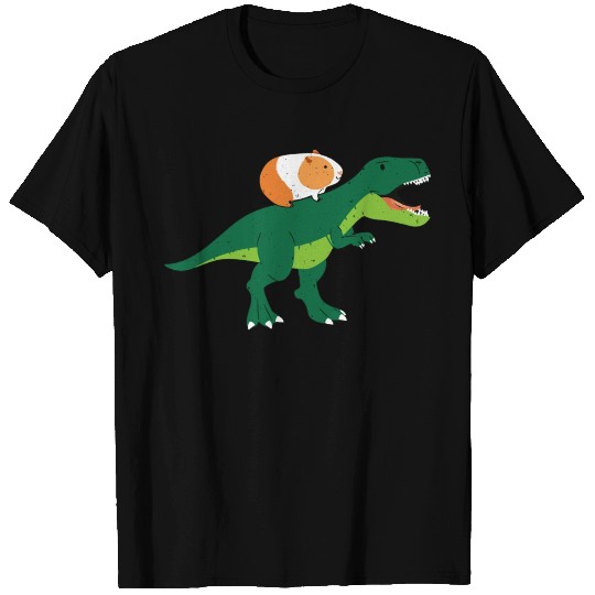 Cute Guinea Pig And T-Rex lover T Shirts