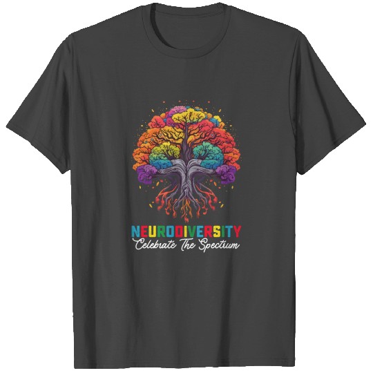 Neurodiversity Celebrate The Spectrum Autism T Shirts