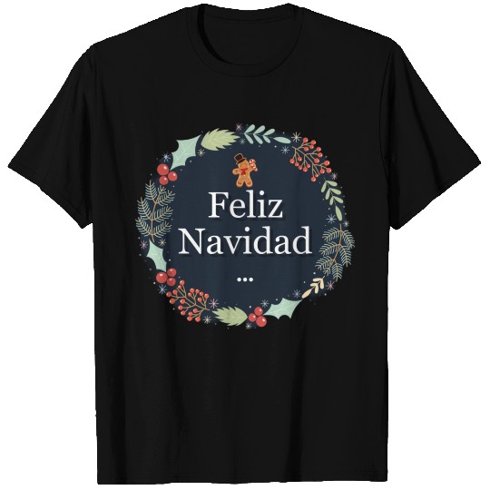 Feliz Navidad ChristmasTshirt T Shirts