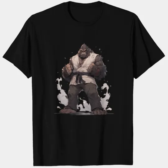 Bigfoot Karate Martial Arts MMA Kawaii T Shirts