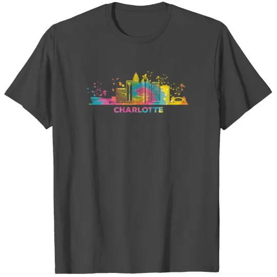 Charlotteans Skyline Charlotte T Shirts