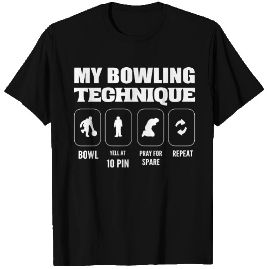 My Bowling Technique Athletic Trainers Gift T Shirts