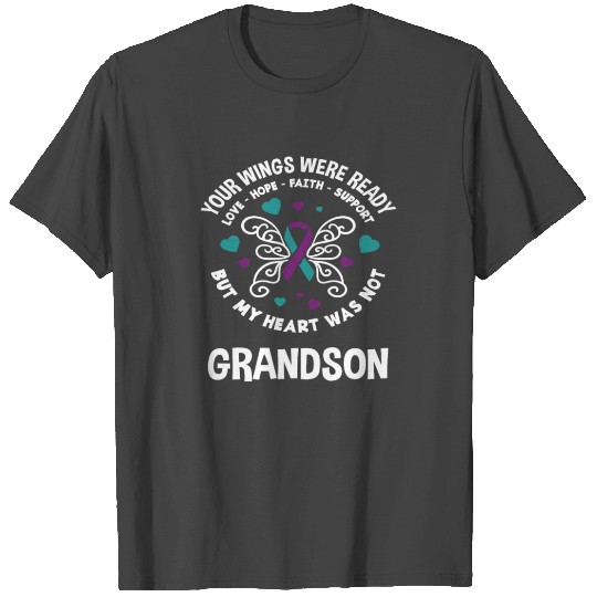 Grandson Of An Angel Suicide Awareness T Shirts