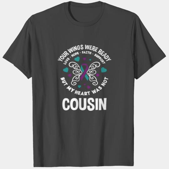 Cousin Of An Angel Suicide Awareness T Shirts
