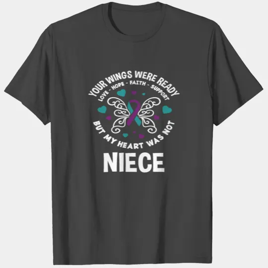 Niece Of An Angel Suicide Awareness T Shirts