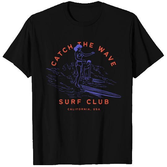 Catch The Wave T Shirts