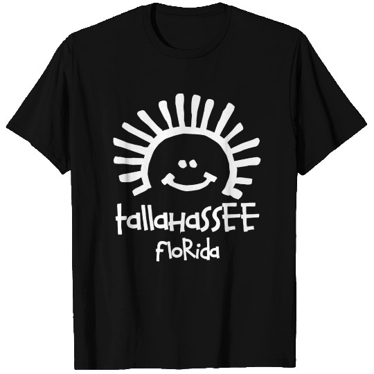 Tallahassee Florida Sun Sunshine Smiley Face T Shirts