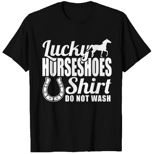 Lucky Horseshoe T Shirts Do Not Wash