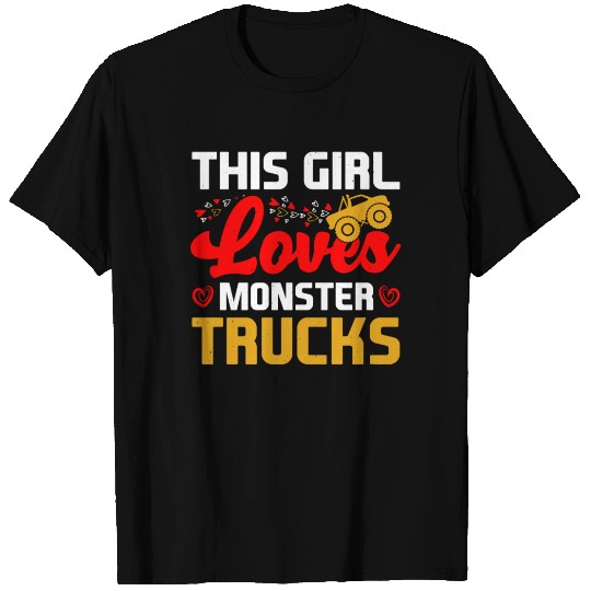 This Girl Loves Monster Trucks T Shirts