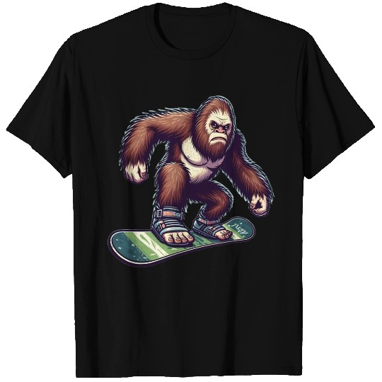 Bigfoot Snowboard T Shirts