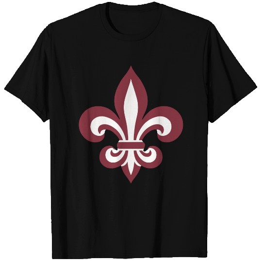 Bold French lily Logo Design T Shirts