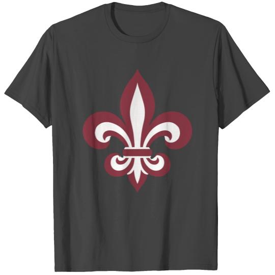 Bold French lily Logo Design T Shirts
