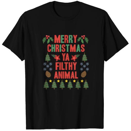Merry Ya Filthy Animals T Shirts