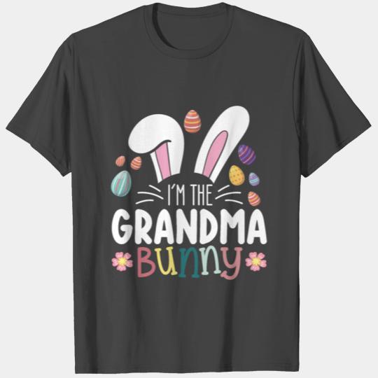 I'm The Grandma Bunny Easter Family Matching T Shirts