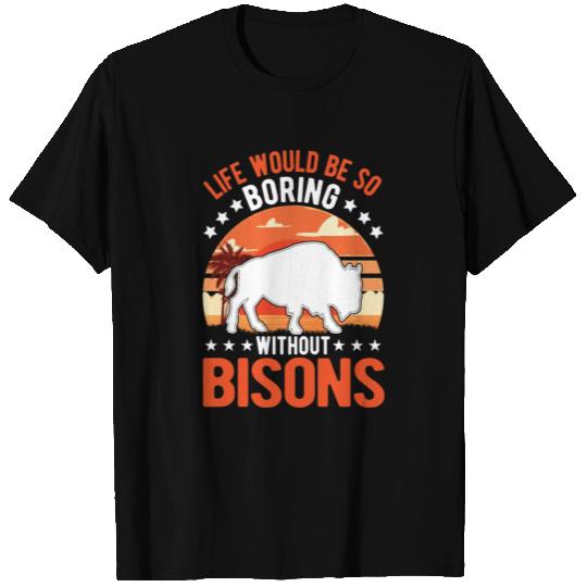 Buffalo Gift Bison Buffallo Water T Shirts