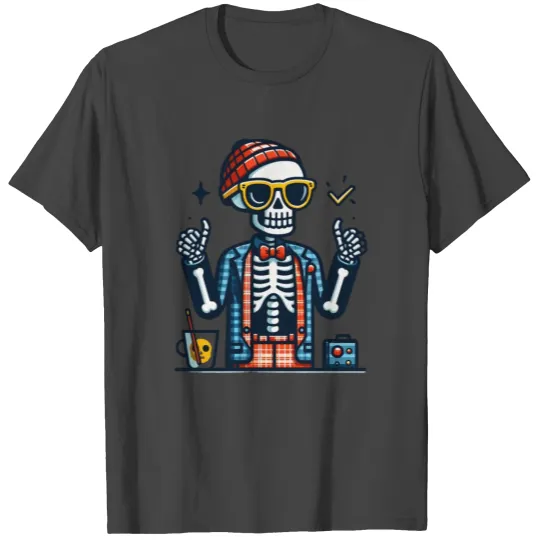 Preppy skeleton T Shirts