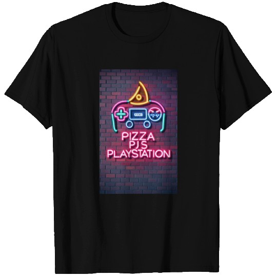 Pizza PJs PlayStation T Shirts