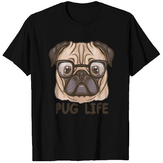 Pug Life, My Joy and Affection Furry T Shirts