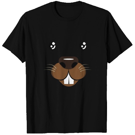 Groundhog Face Rodent Groundhog Day T Shirts