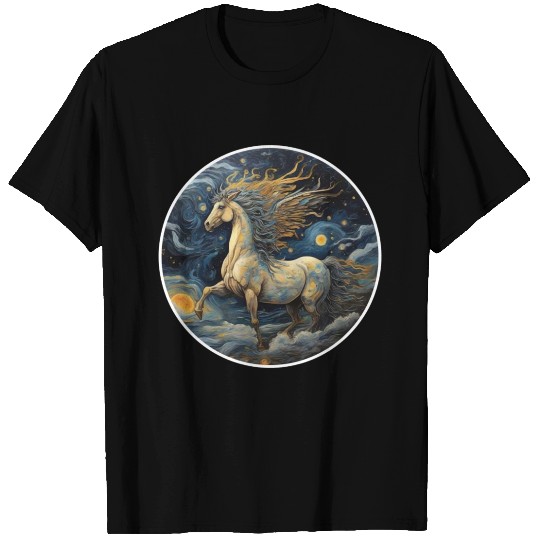 running horse design T Shirts