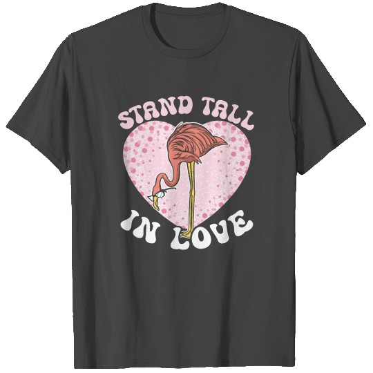 Valentines Day Flamingo February 14 Pink Flamingo T Shirts